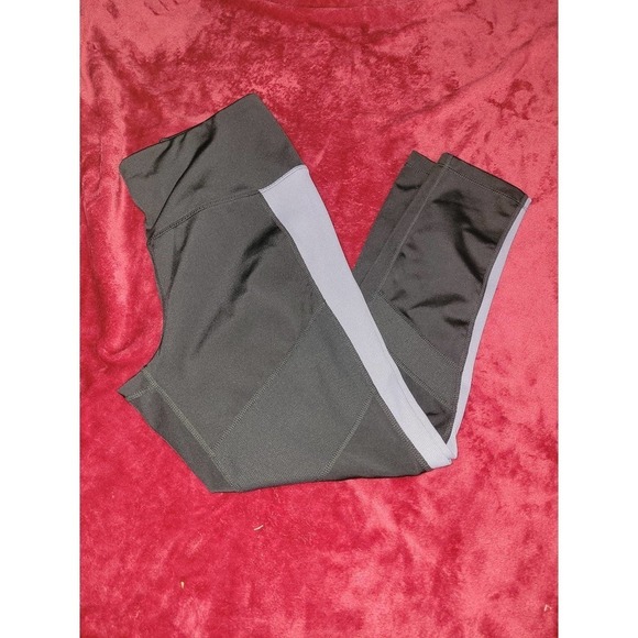 Large leggings dark grey and purple, tangerine - Picture 3 of 4